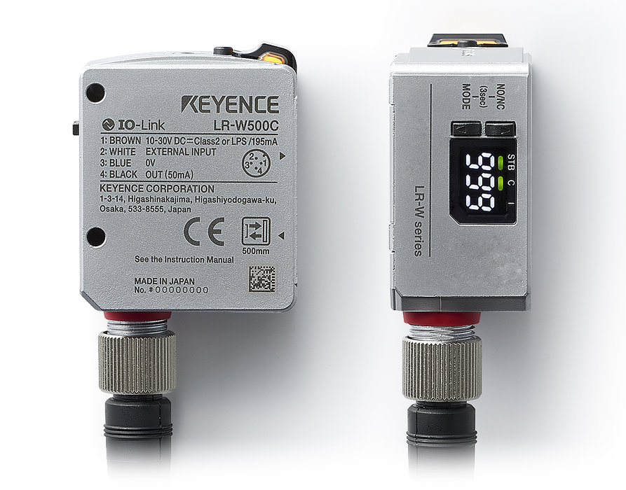 Le capteur LR-W de Keyence  renforce la gamme des capteurs stables en réflexion directe